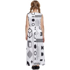Kids  Satin Sleeveless Maxi Dress 