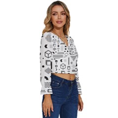 Long Sleeve V-Neck Top 