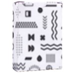 Pattern Hipster Abstract Form Geometric Line Variety Shapes Polkadots Fashion Style Seamless Playing Cards Single Design (Rectangle) with Custom Box