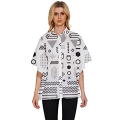 Women s Batwing Button Up Shirt 