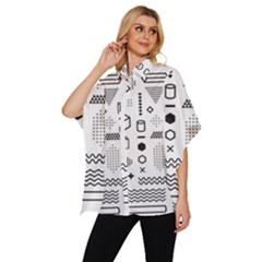 Women s Batwing Button Up Shirt 