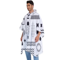Men s Hooded Rain Ponchos 