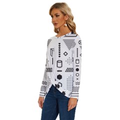 Long Sleeve Crew Neck Pullover Top 