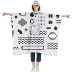 Women s Hooded Rain Ponchos 