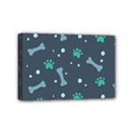 Bons Foot Prints Pattern Background Mini Canvas 6  x 4  (Stretched)