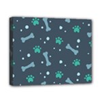 Bons Foot Prints Pattern Background Canvas 10  x 8  (Stretched)