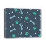 Bons Foot Prints Pattern Background Deluxe Canvas 14  x 11  (Stretched)
