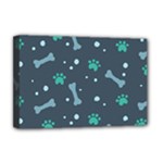 Bons Foot Prints Pattern Background Deluxe Canvas 18  x 12  (Stretched)