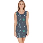 Bons Foot Prints Pattern Background Bodycon Dress