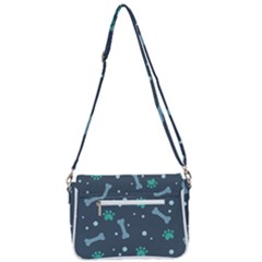 Shoulder Bag with Back Zipper 