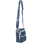 Bons Foot Prints Pattern Background Shoulder Strap Belt Bag
