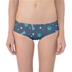 Bons Foot Prints Pattern Background Classic Bikini Bottoms