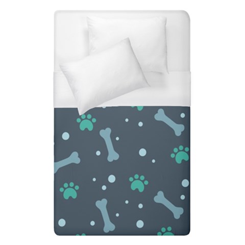 Bons Foot Prints Pattern Background Duvet Cover (Single Size) from ArtsNow.com