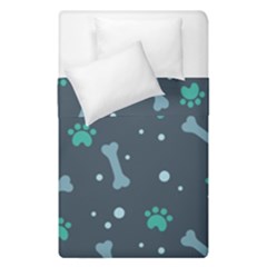 Bons Foot Prints Pattern Background Duvet Cover Double Side (Single Size) from ArtsNow.com