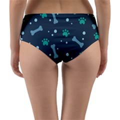 Reversible Mid-Waist Bikini Bottoms 