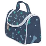 Bons Foot Prints Pattern Background Satchel Handbag