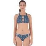 Bons Foot Prints Pattern Background Perfectly Cut Out Bikini Set
