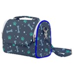 Bons Foot Prints Pattern Background Satchel Shoulder Bag