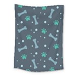 Bons Foot Prints Pattern Background Medium Tapestry