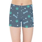 Bons Foot Prints Pattern Background Kids  Sports Shorts