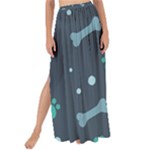 Bons Foot Prints Pattern Background Maxi Chiffon Tie-Up Sarong