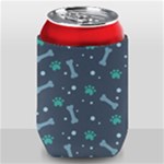 Bons Foot Prints Pattern Background Can Holder