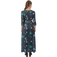 Button Up Boho Maxi Dress 