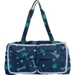 Bons Foot Prints Pattern Background Multi Function Bag