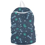 Bons Foot Prints Pattern Background Foldable Lightweight Backpack