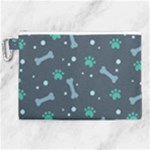 Bons Foot Prints Pattern Background Canvas Cosmetic Bag (XL)