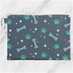 Bons Foot Prints Pattern Background Canvas Cosmetic Bag (XXL)