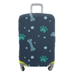 Bons Foot Prints Pattern Background Luggage Cover (Small)
