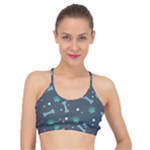 Bons Foot Prints Pattern Background Basic Training Sports Bra