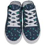 Bons Foot Prints Pattern Background Half Slippers