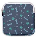 Bons Foot Prints Pattern Background Mini Square Pouch