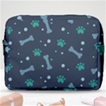 Bons Foot Prints Pattern Background Make Up Pouch (Large)