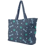 Bons Foot Prints Pattern Background Simple Shoulder Bag