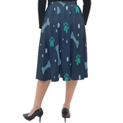 Classic Velour Midi Skirt  