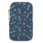 Bons Foot Prints Pattern Background Waist Pouch (Small)