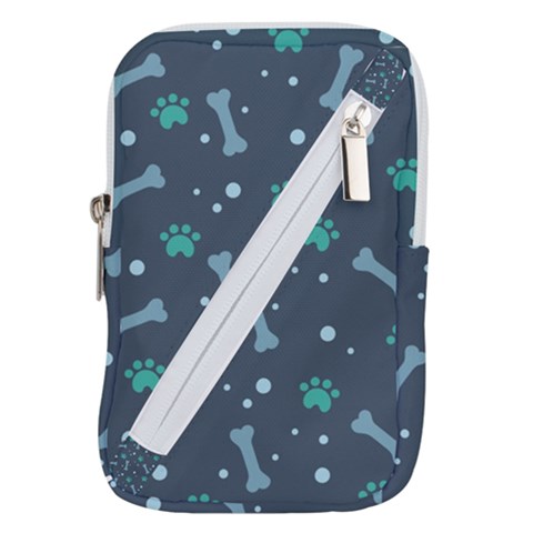Bons Foot Prints Pattern Background Belt Pouch Bag (Small) from ArtsNow.com