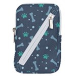 Bons Foot Prints Pattern Background Belt Pouch Bag (Large)