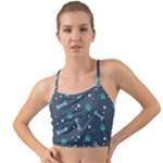 Bons Foot Prints Pattern Background Mini Tank Bikini Top