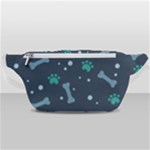 Bons Foot Prints Pattern Background Waist Bag 