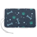 Bons Foot Prints Pattern Background Pen Storage Case (M)