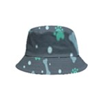 Bons Foot Prints Pattern Background Inside Out Bucket Hat (Kids)