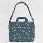 Bons Foot Prints Pattern Background MacBook Pro 13  Shoulder Laptop Bag 