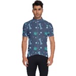 Bons Foot Prints Pattern Background Men s Short Sleeve Cycling Jersey