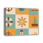 Nautical Elements Collection Deluxe Canvas 14  x 11  (Stretched)