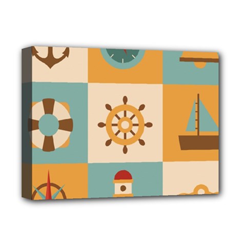 Nautical Elements Collection Deluxe Canvas 16  x 12  (Stretched)  from ArtsNow.com