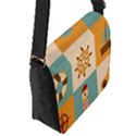 Flap Closure Messenger Bag (S) 